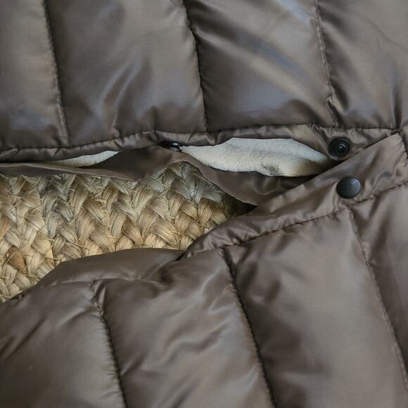 7 Am Enfant Doudoune Infant Coat Sack Boy Girl Winter Coat 6-12Months ~ Brown - Picture 5 of 9